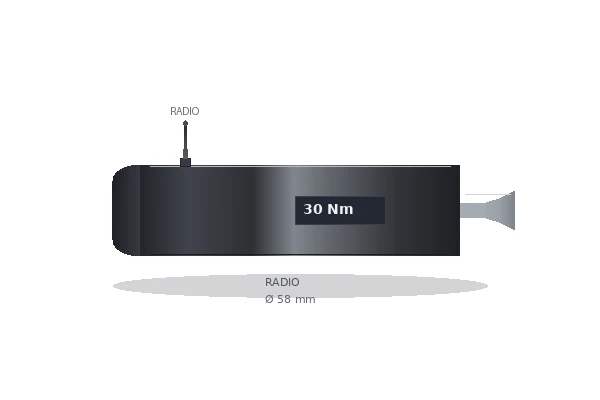 Moteur radio 30 Nm